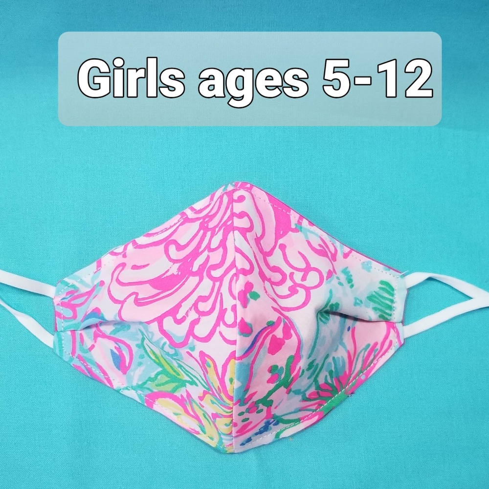 New Repurposed Lilly Pulitzer fabric mask